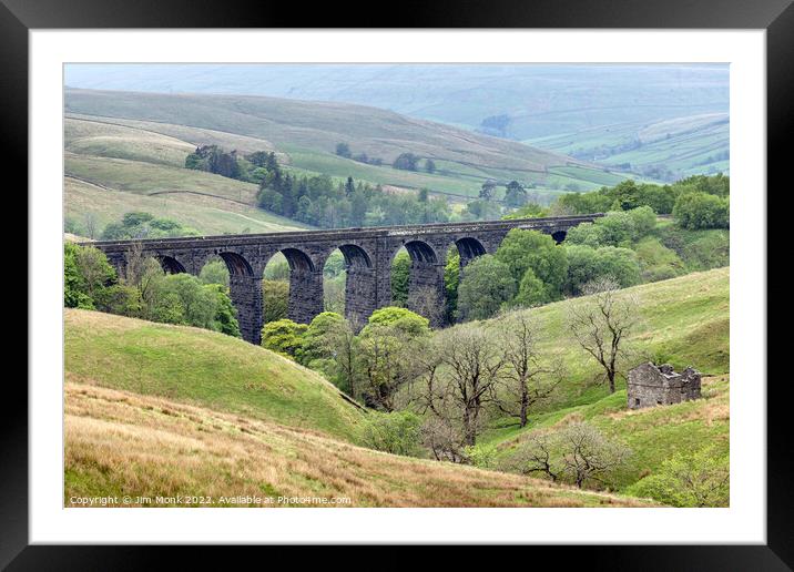 Dent Head Viaduct Framed Mounted Print by Jim Monk
