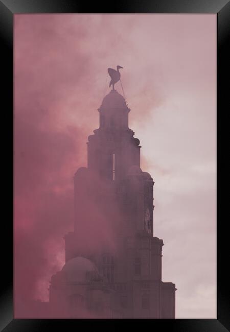Liverpool Victory Parade 2022 Framed Print by Liam Neon