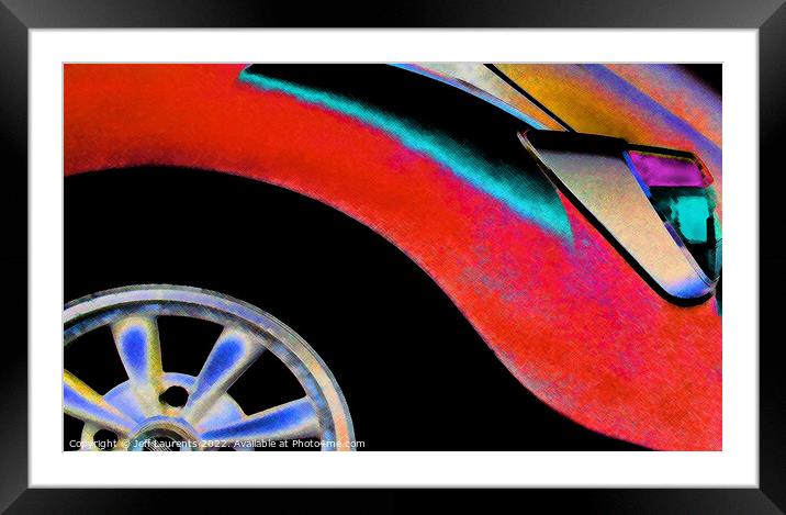 One of The  Beetles Framed Mounted Print by Jeff Laurents
