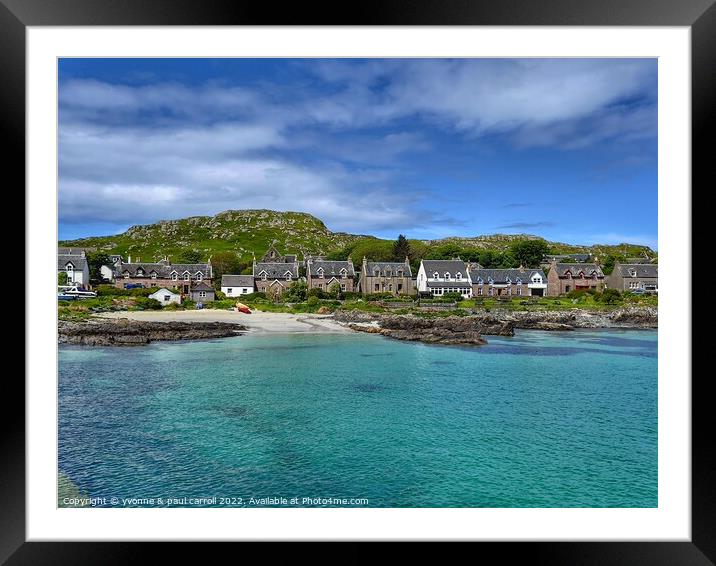 Iona island, Scotland Framed Mounted Print by yvonne & paul carroll