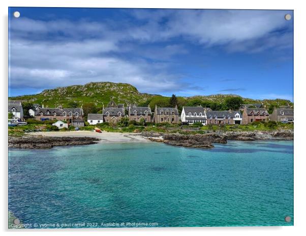 Iona island, Scotland Acrylic by yvonne & paul carroll