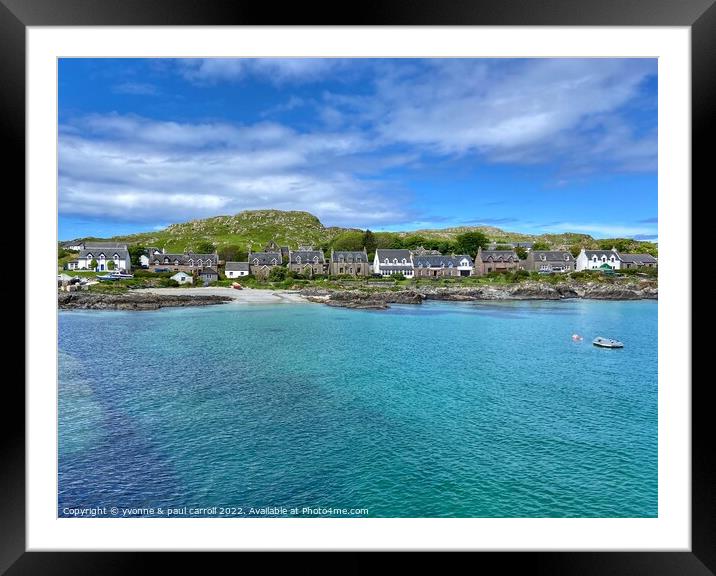 Iona island, Scotland Framed Mounted Print by yvonne & paul carroll