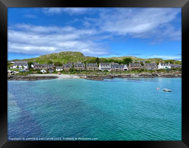Iona island, Scotland Framed Print by yvonne & paul carroll