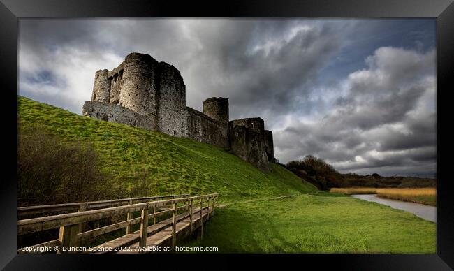 Kidwelly Castle Framed Print by Duncan Spence