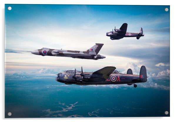 The Avro Three Acrylic by J Biggadike
