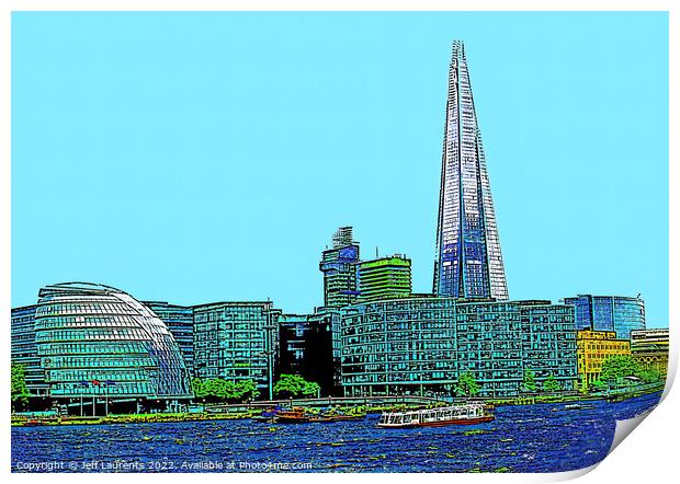 The Shard, London Print by Jeff Laurents