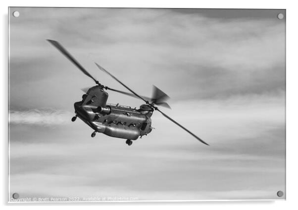 Boeing CH-47 Chinook Acrylic by Brett Pearson