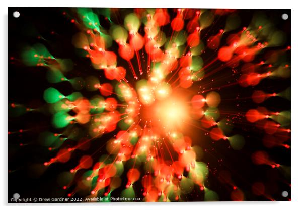 Fibre Optic Lights Acrylic by Drew Gardner