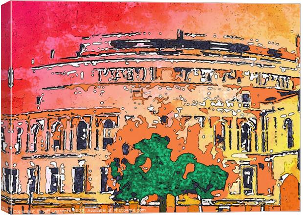 Royal Albert Hall, London Canvas Print by Jeff Laurents