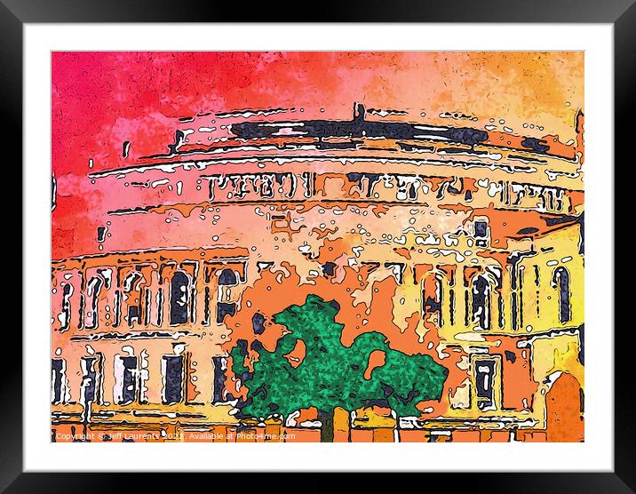 Royal Albert Hall, London Framed Mounted Print by Jeff Laurents