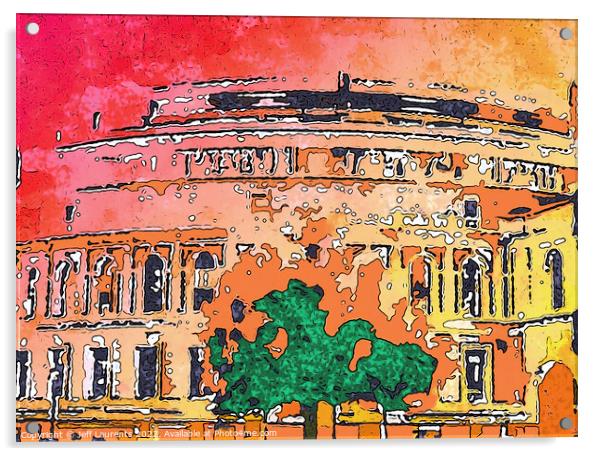 Royal Albert Hall, London Acrylic by Jeff Laurents