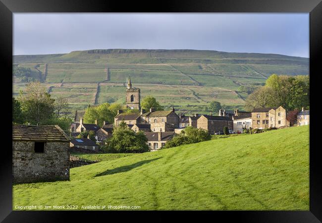 Hawes, Yorkshire Dales Framed Print by Jim Monk