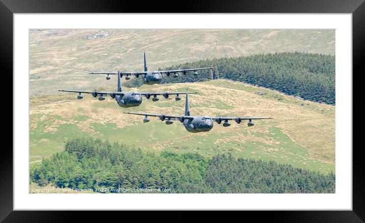Lockheed Martin C-130 Hercules Framed Mounted Print by Brett Pearson