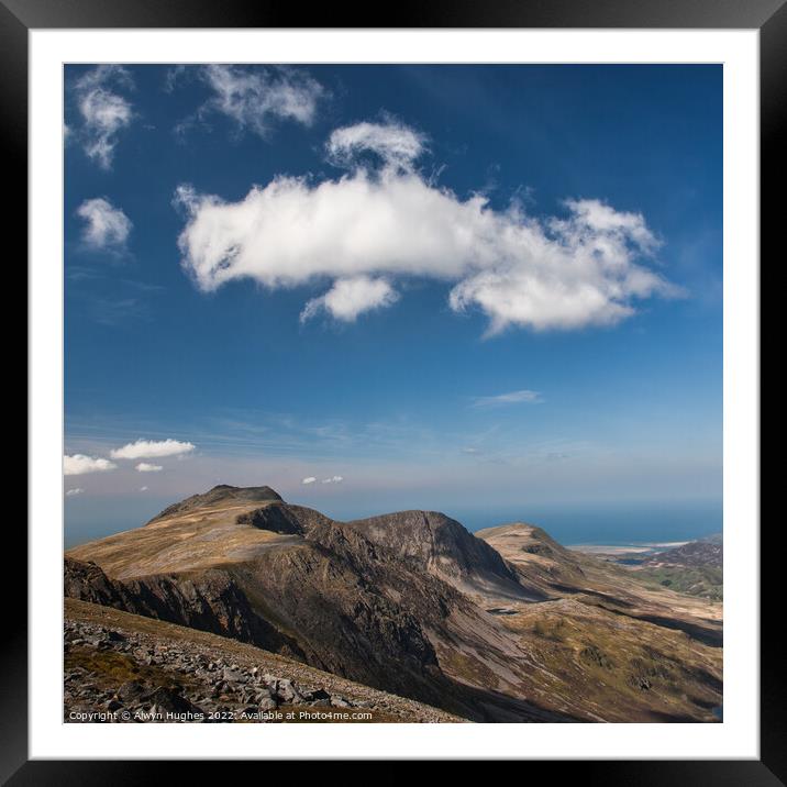 Cader Idris Framed Mounted Print by Alwyn Hughes