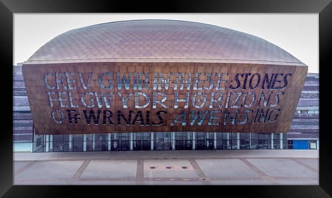 Wales Millennium Centre Framed Print by Leighton Collins
