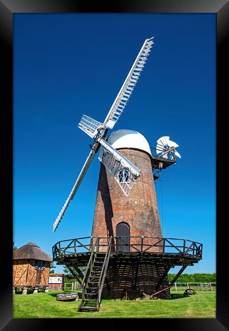 Wilton Windmill and Granary Framed Print by Joyce Storey