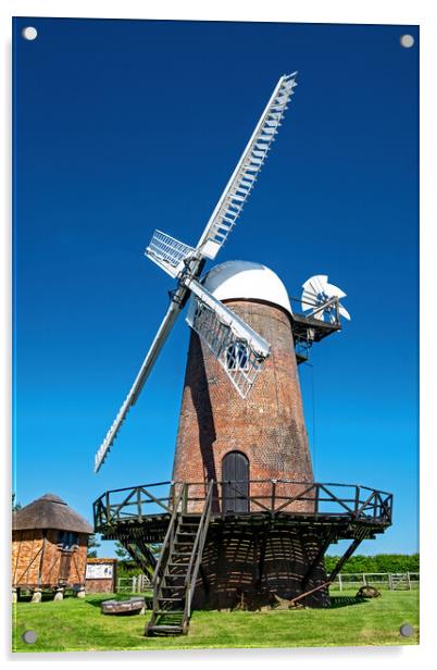 Wilton Windmill and Granary Acrylic by Joyce Storey