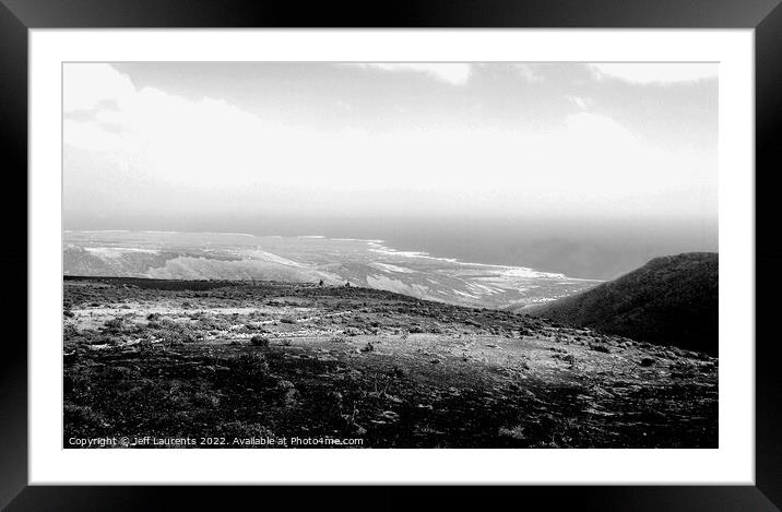 Lanzarote View Framed Mounted Print by Jeff Laurents