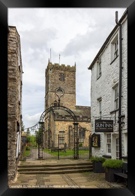 St Mary's Church, Kirkby Lonsdale Framed Print by Jim Monk