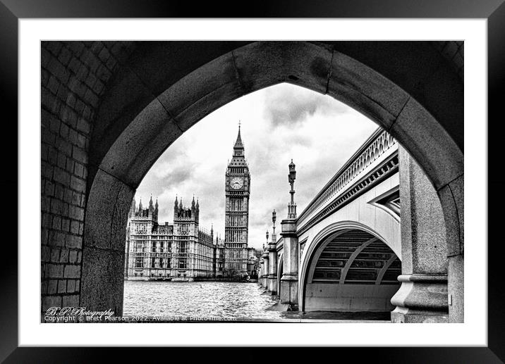 Building arch Framed Mounted Print by Brett Pearson