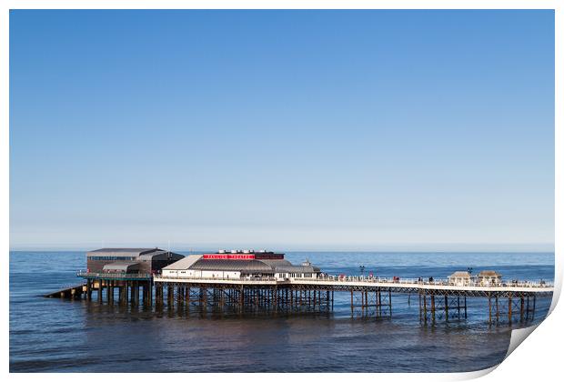 Cromer pier under a blue sky Print by Jason Wells