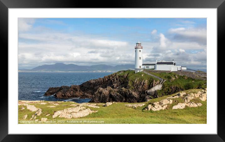 Fanad Head Lighthouse, Donegal, Ireland Framed Mounted Print by jim Hamilton
