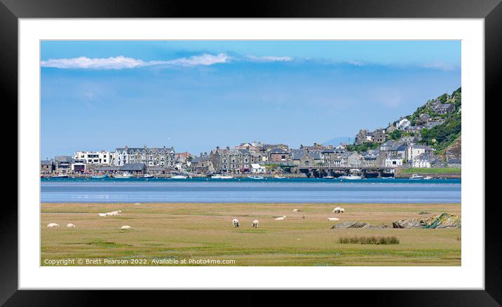 Barmouth Harbour  Framed Mounted Print by Brett Pearson