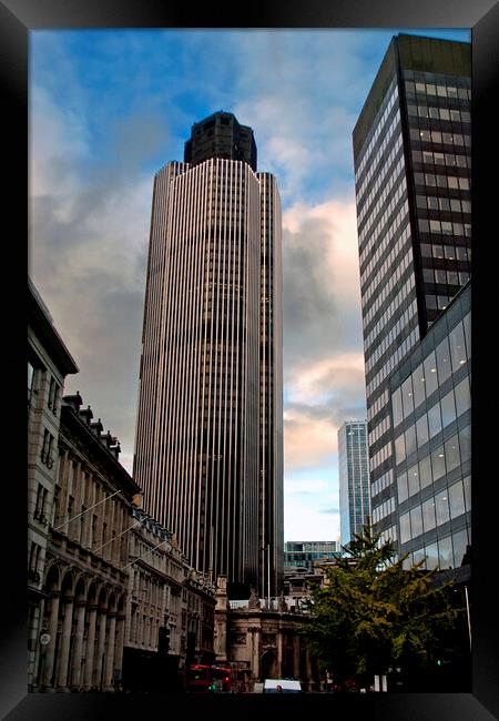 Tower 42 Formerly Natwest Building London UK Framed Print by Andy Evans Photos