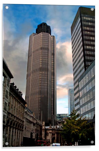 Tower 42 Formerly Natwest Building London UK Acrylic by Andy Evans Photos
