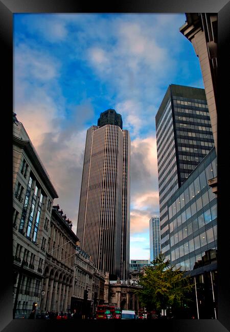 Tower 42 Formerly Natwest Building London UK Framed Print by Andy Evans Photos