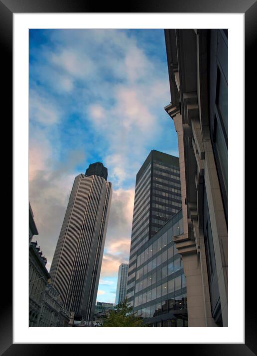 Tower 42 Formerly Natwest Building London UK Framed Mounted Print by Andy Evans Photos