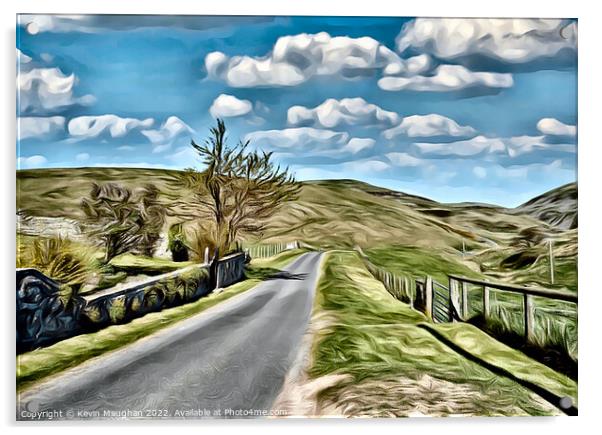 Ingram Valley 2 (Digital Art Image) Acrylic by Kevin Maughan