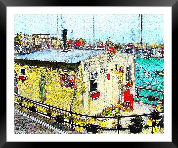 Boat, Ramsgate Royal Harbour Framed Mounted Print by Jeff Laurents