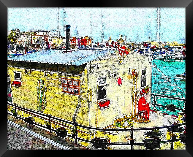 Boat, Ramsgate Royal Harbour Framed Print by Jeff Laurents