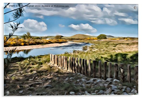 Ingram Valley 4 (Digital Art Image) Acrylic by Kevin Maughan