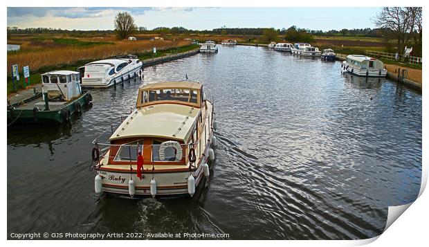 On The Broads Print by GJS Photography Artist