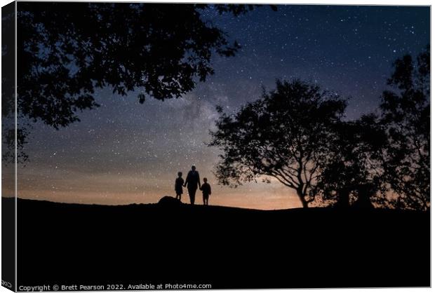 Under the stars Canvas Print by Brett Pearson