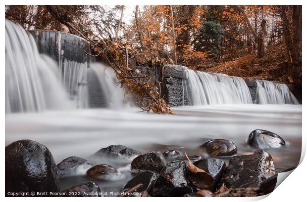 Waterfall Print by Brett Pearson