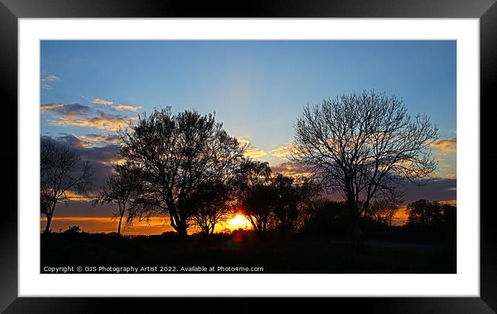 Sun Beams Framed Mounted Print by GJS Photography Artist