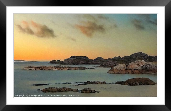 isle of mull  Framed Mounted Print by dale rys (LP)