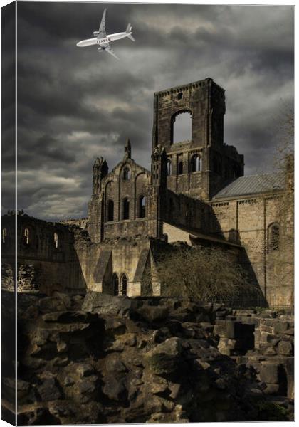 Flight over the Abby Canvas Print by Glen Allen