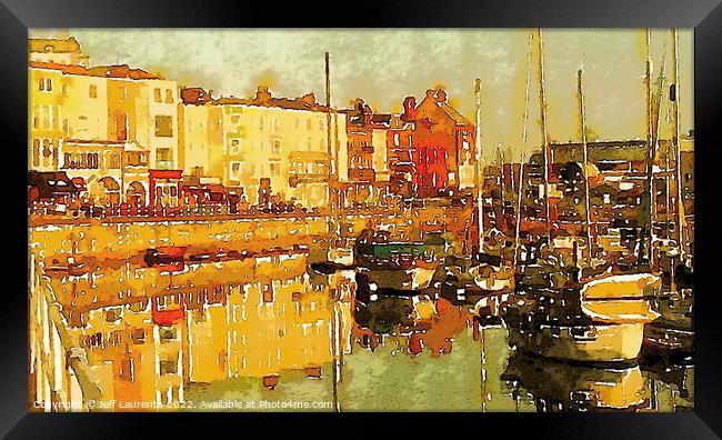 Impression: Ramsgate Royal Harbour Framed Print by Jeff Laurents