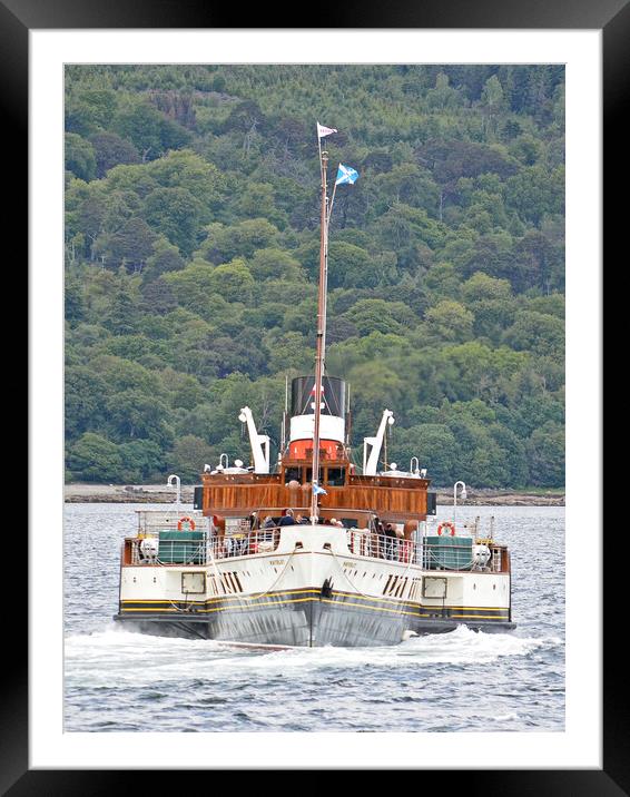 PS Waverley reversing Framed Mounted Print by Allan Durward Photography