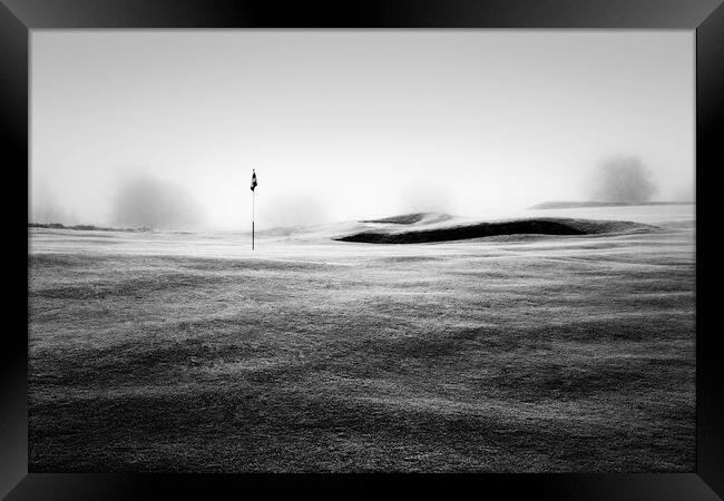 Lanark Golf Course Framed Print by overhoist 
