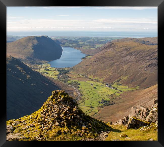 Majestic View of Wast Water and Wasdale Framed Print by Richard North