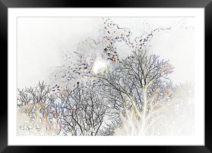 Abstract 2022 04 Framed Mounted Print by Glen Allen