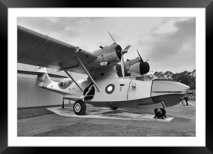 Seaplane - Mon Framed Mounted Print by Glen Allen