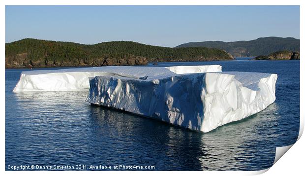 Iceberg Print by Dennis Smeaton