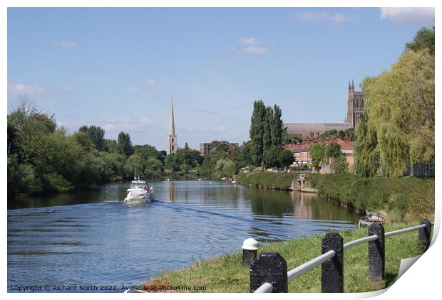 Majestic View of River Severn Print by Richard North