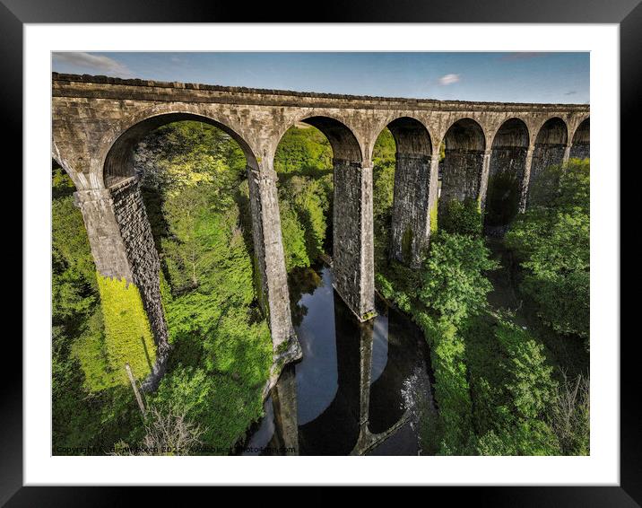 Merthyr Tydfil Viaduct Framed Mounted Print by Glenn Booth